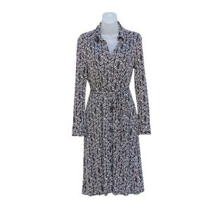 Inc International Concepts | 100% Silk Black and White Patterned Dress